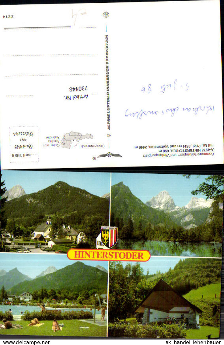 730448 Hinterstoder Sommererholungsort und Wintersportplatz Hinterstoder Bez. Kirchdorf an der Krems