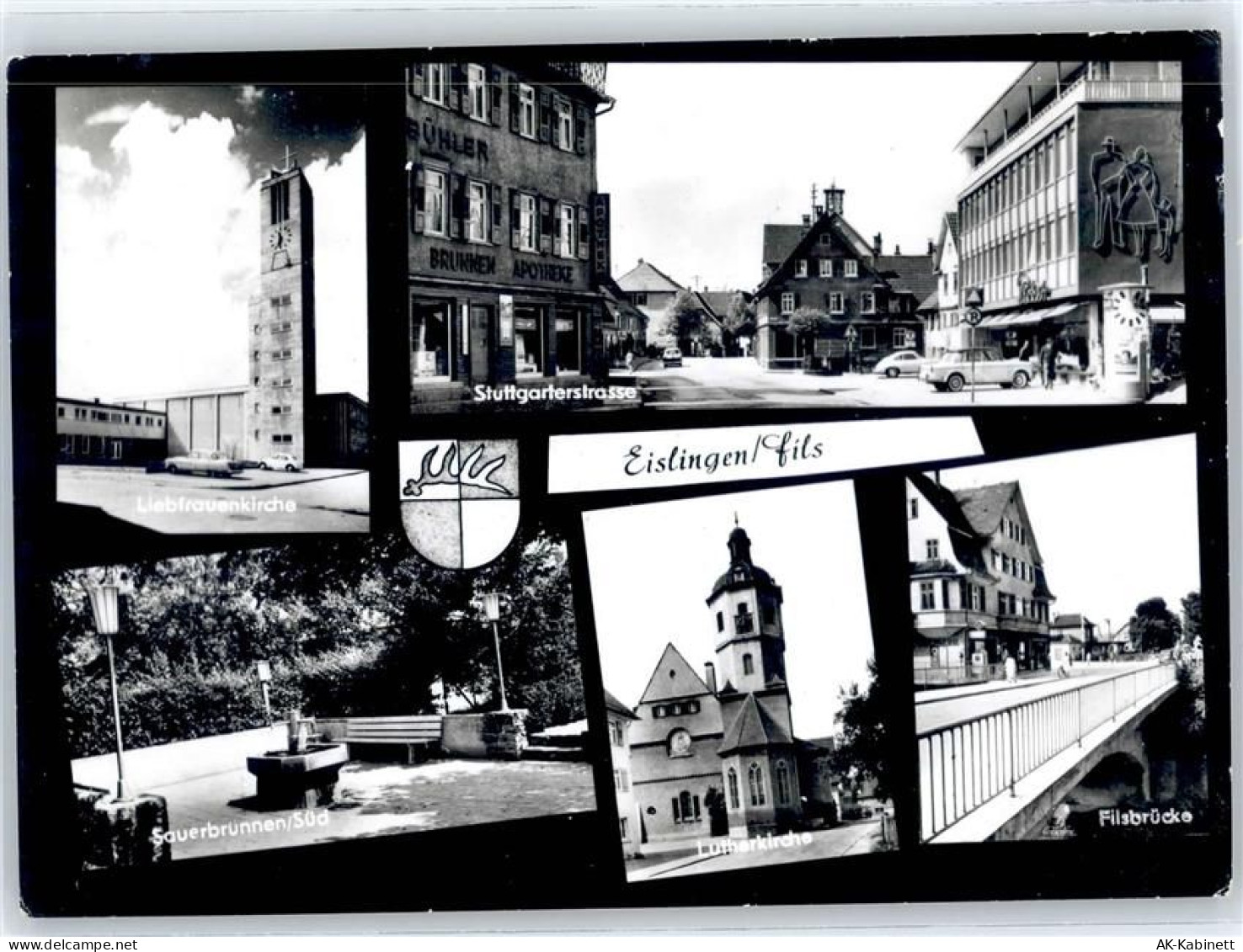 73054 W7332 Eislingen , Fils - Liebfrauenkirche, Stuttgarterstraße, Saue... - 50945971