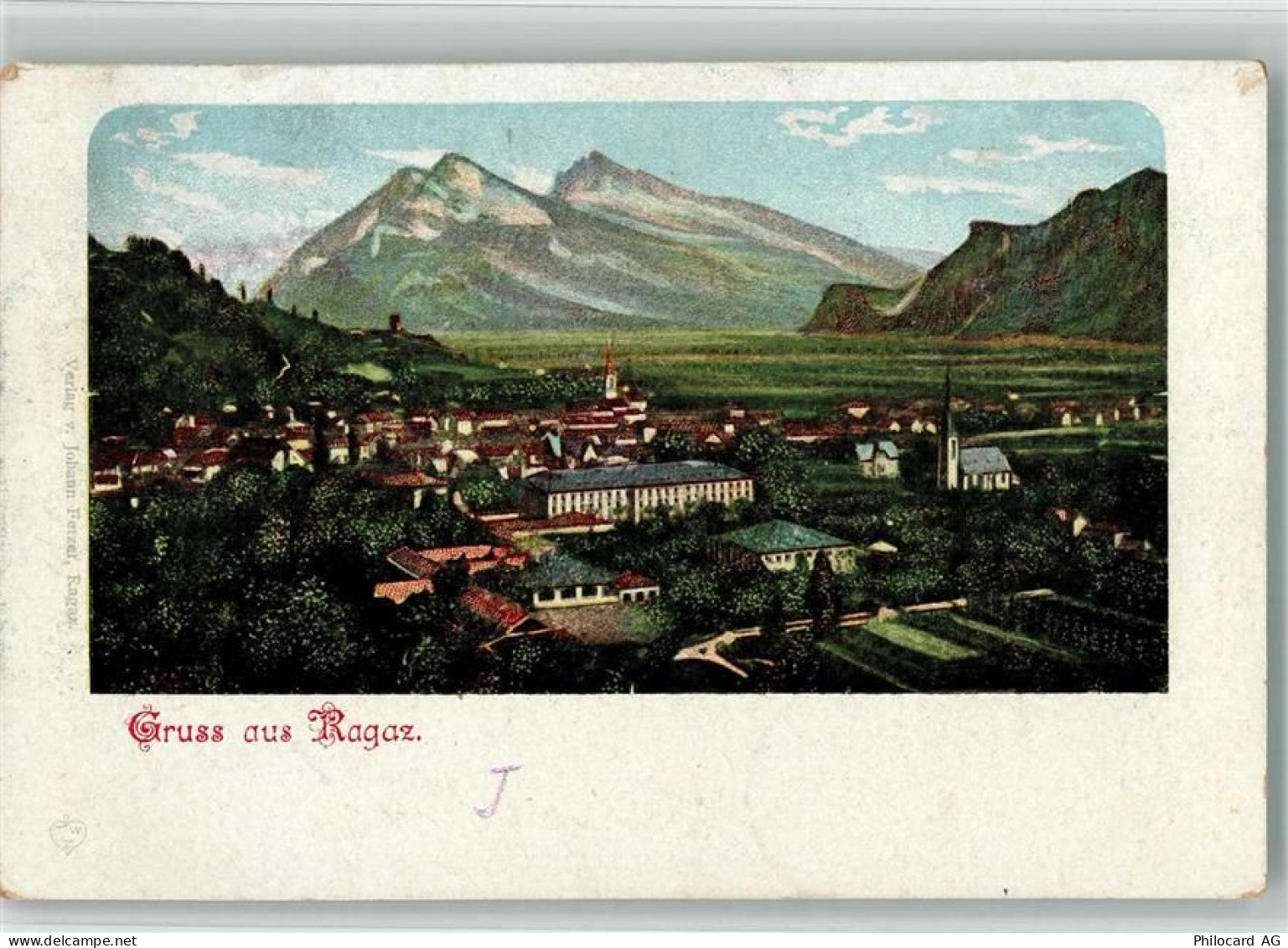 7310 Bad Ragaz 1901 - Gruss aus Ragaz - 10198855