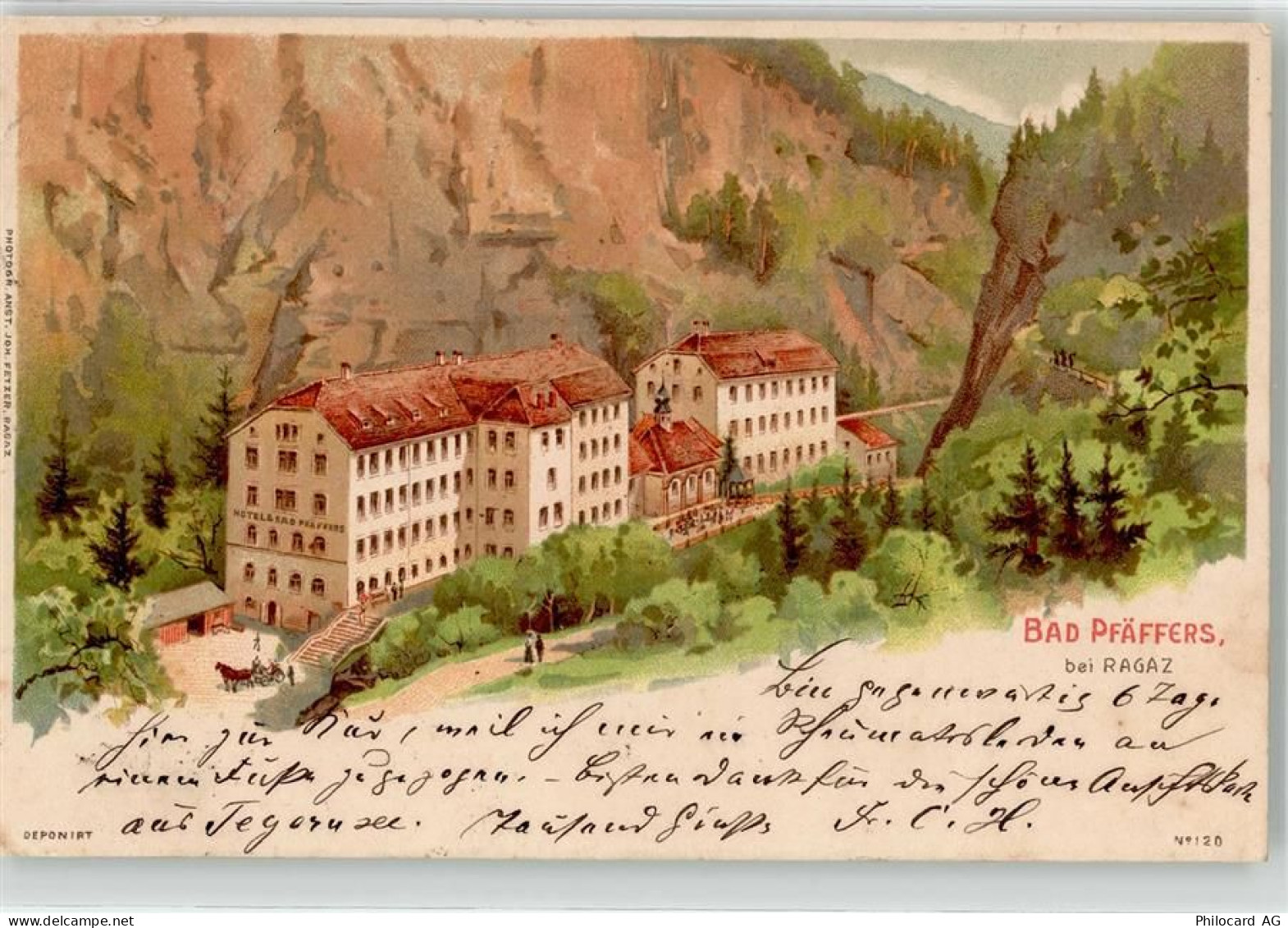 7312 Pfäfers 1902 - Hotel Bad - 52142175