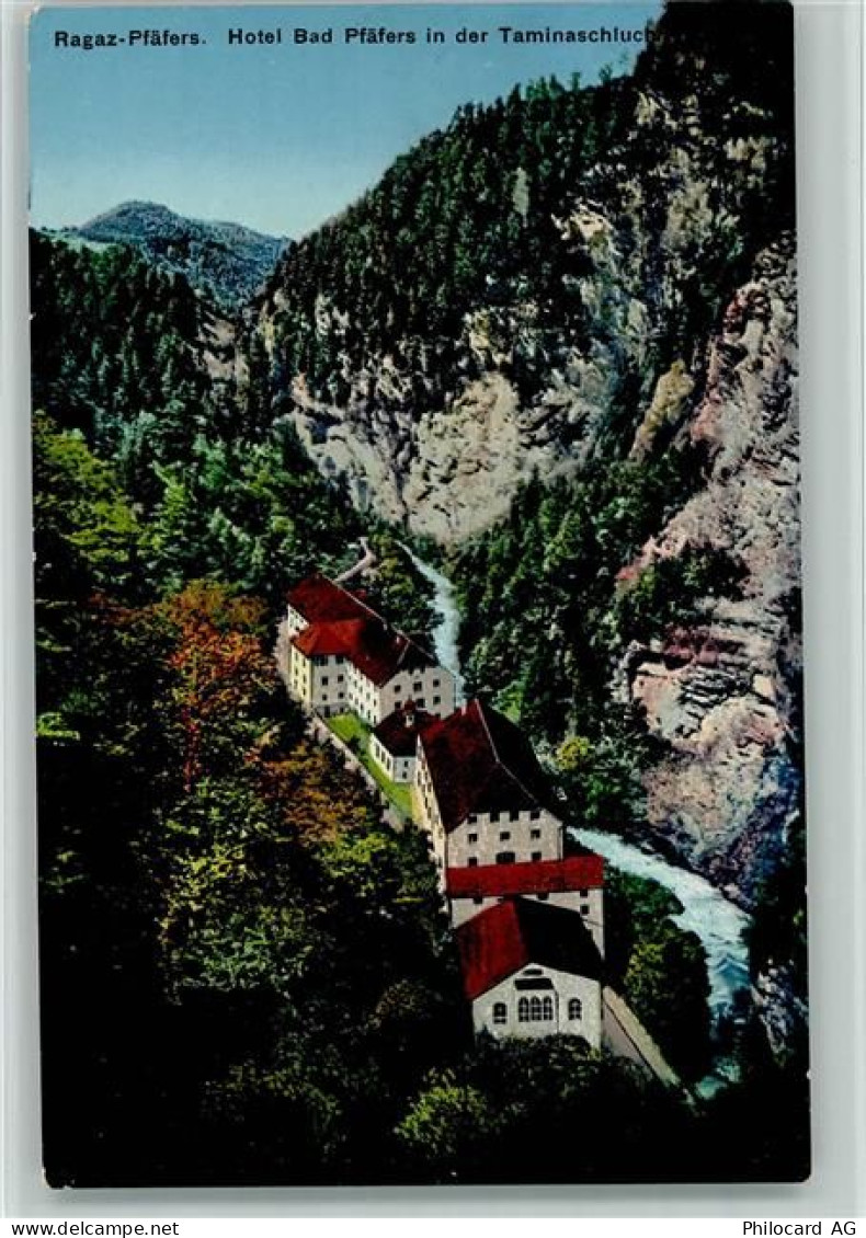7312 Pfäfers 1915 - Ragaz-Pfäfers Hotel Bad Pfäfers in der Taminaschluch... - 10195468