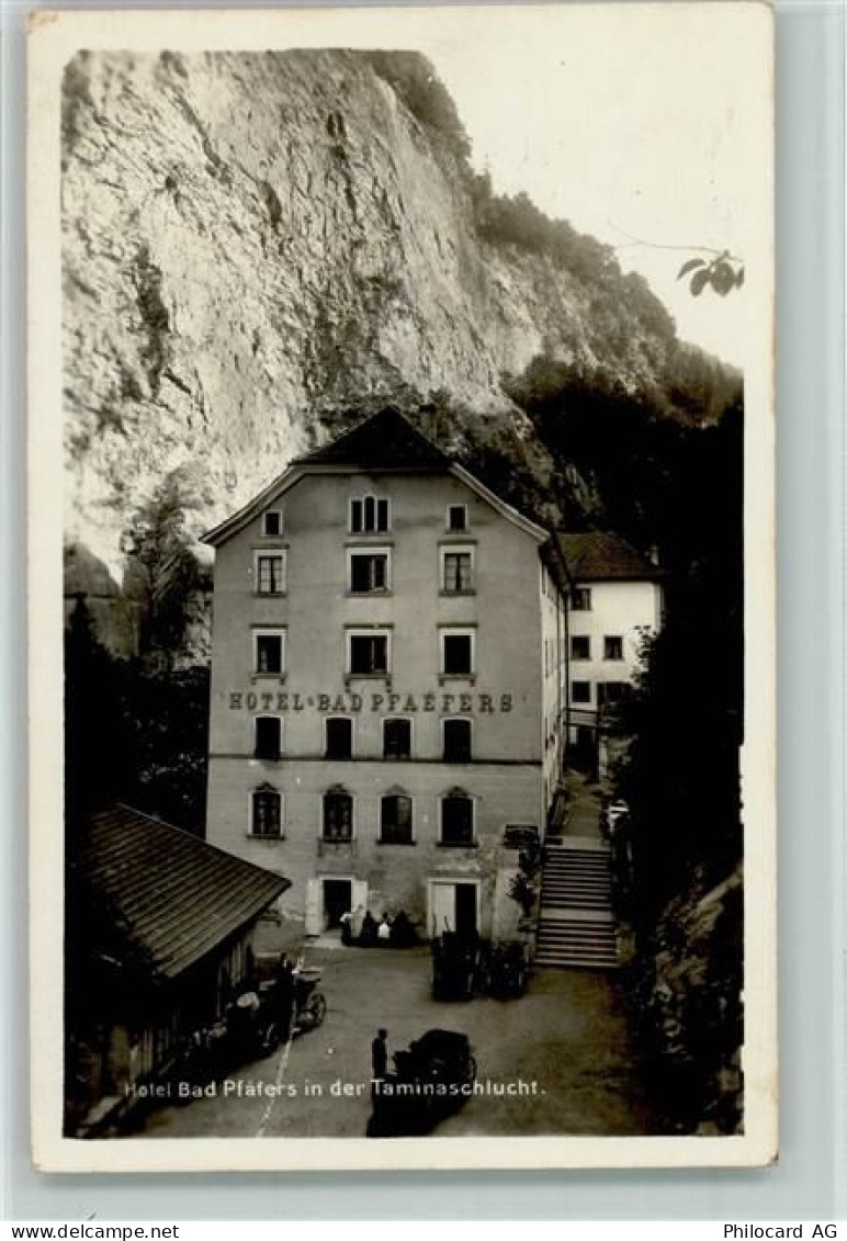 7312 Pfäfers 1923 - Hotel Bad Pfäfers in der Taminaschlucht Oldtimer - 10195466