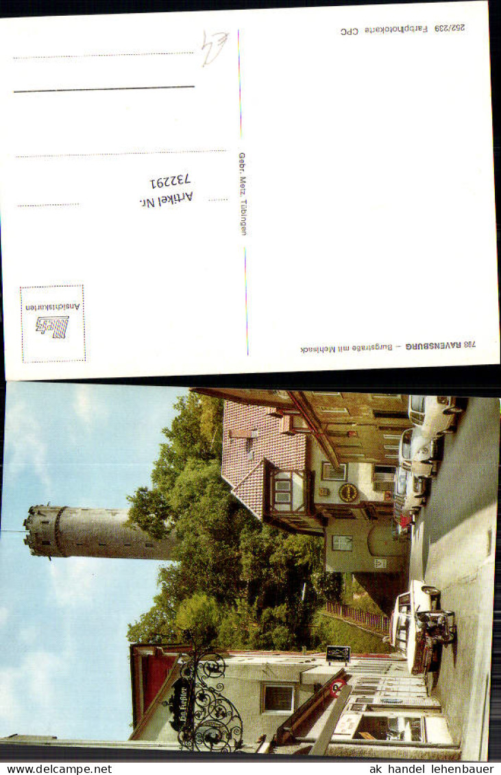 732291 Ravensburg Burgstraße mit Mehlsack LK Ravensburg