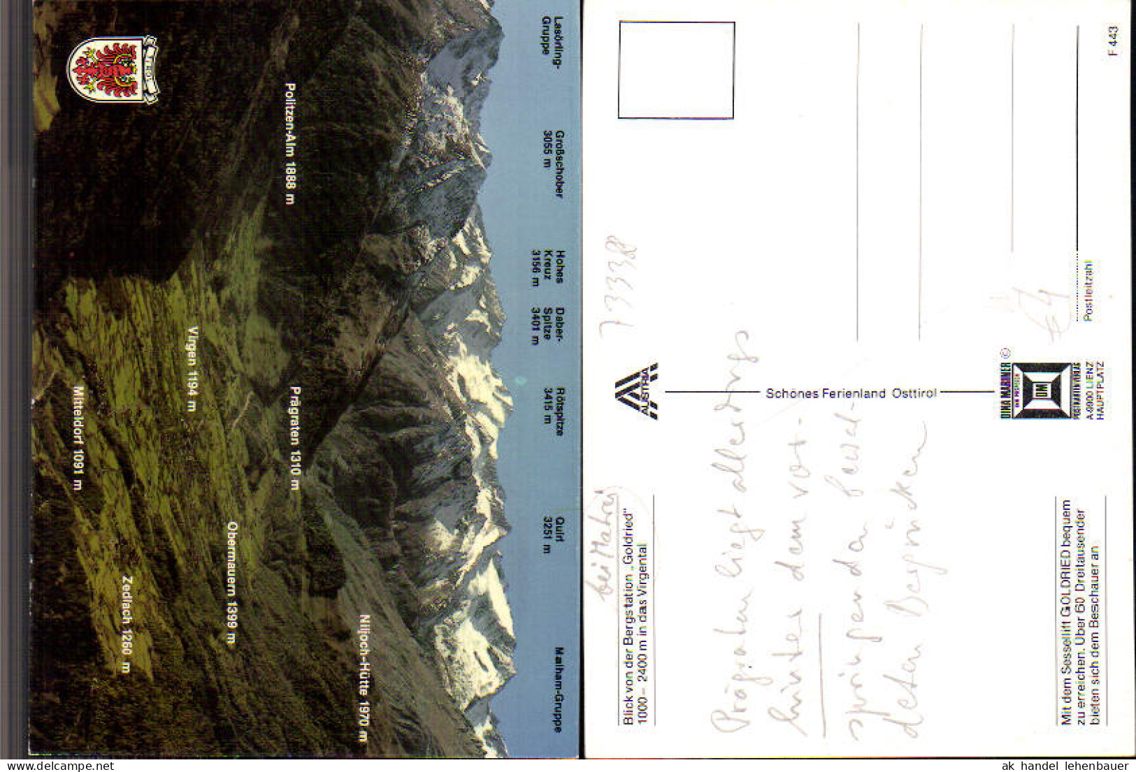733388 Virgen Lienz Prägraten Obermauern Mitteldorf Osttirol