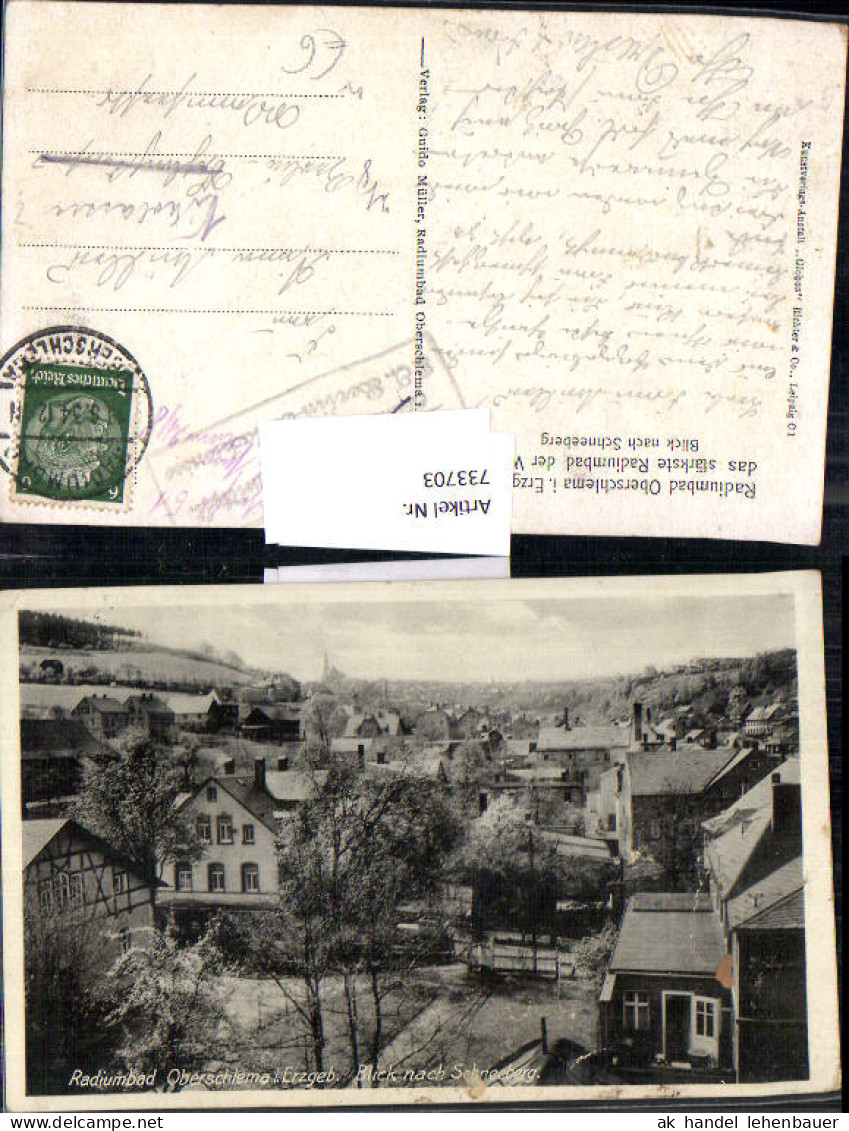 733703 Oberschlema Schlema Erzgebirge Schneeberg