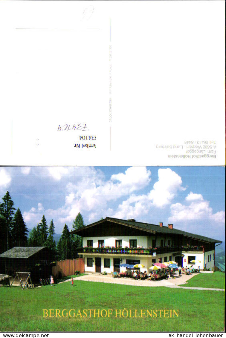 734104 Wagrain Berggasthof Höllenstein
