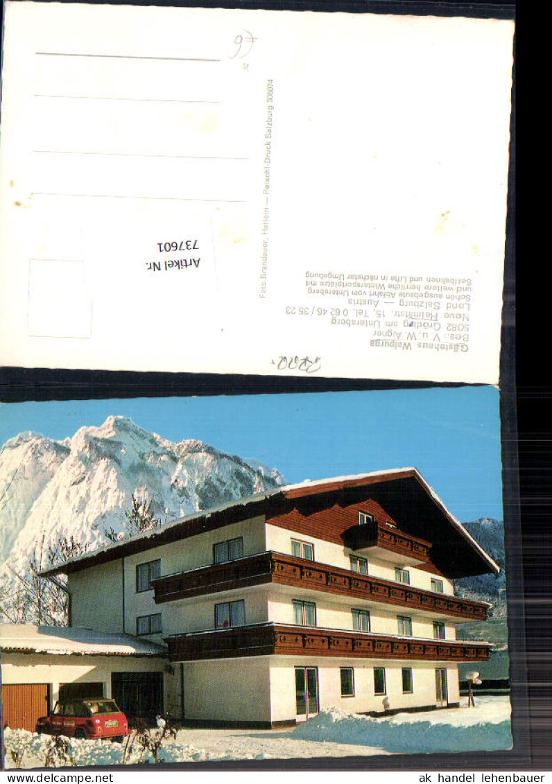737601 Grödig bei Salzburg Untersberg Gästehaus Walpurga oldtimer Auto