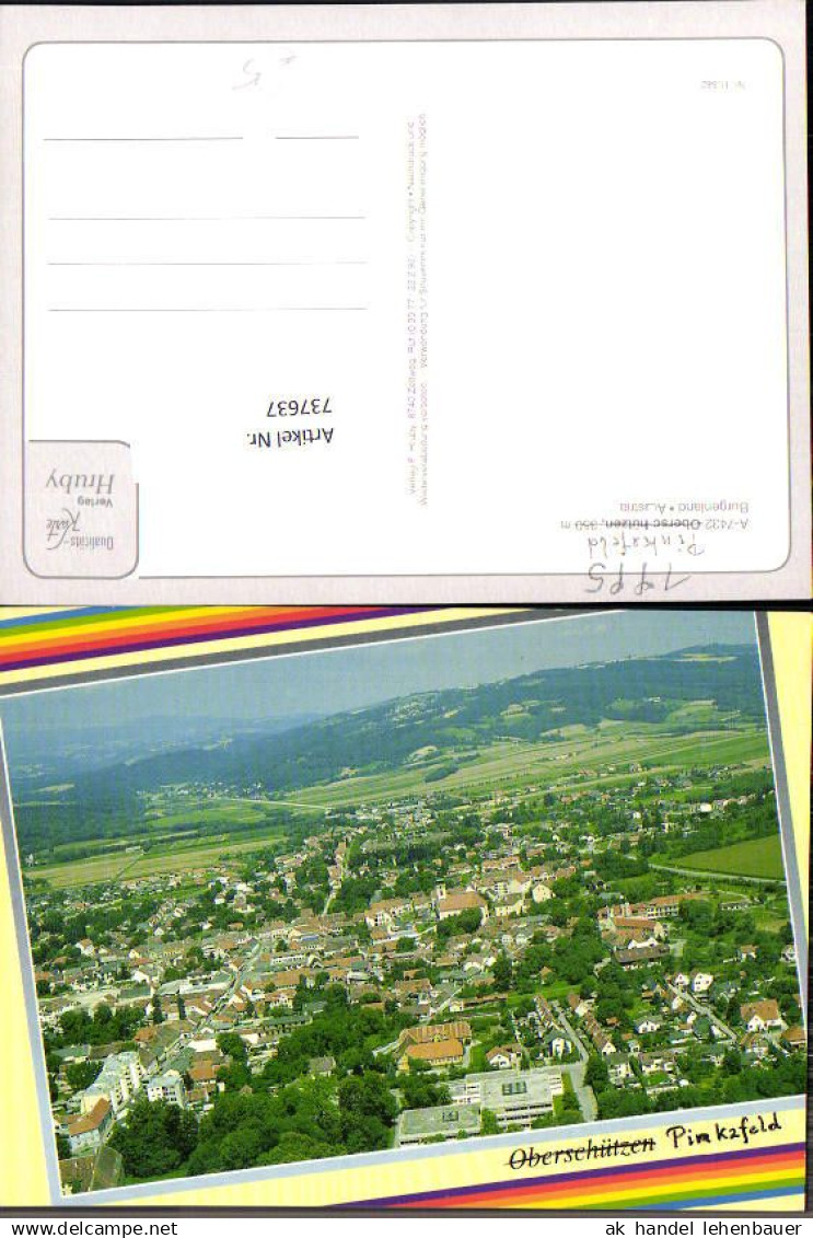 737637 tolle Fliegeraufnahme Pinkafeld Oberschützen