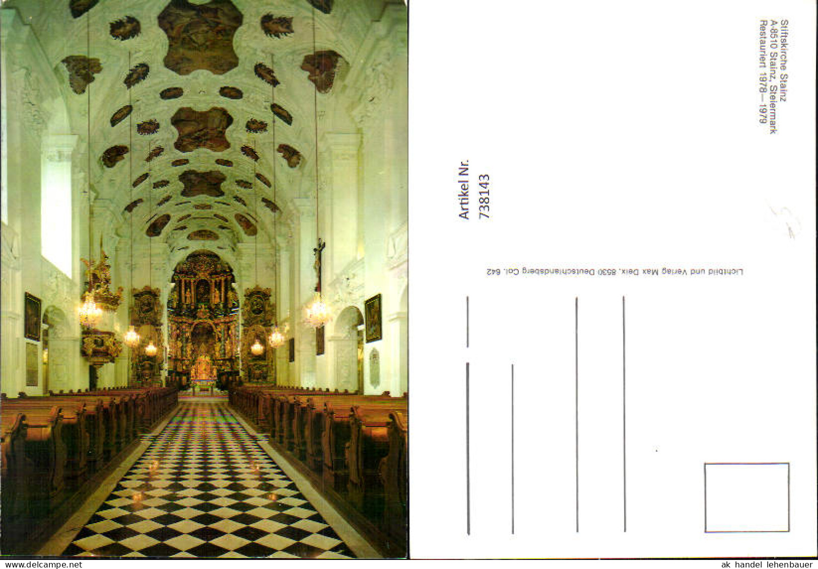 738143 Stainz Steiermark Stiftskirche Stainz