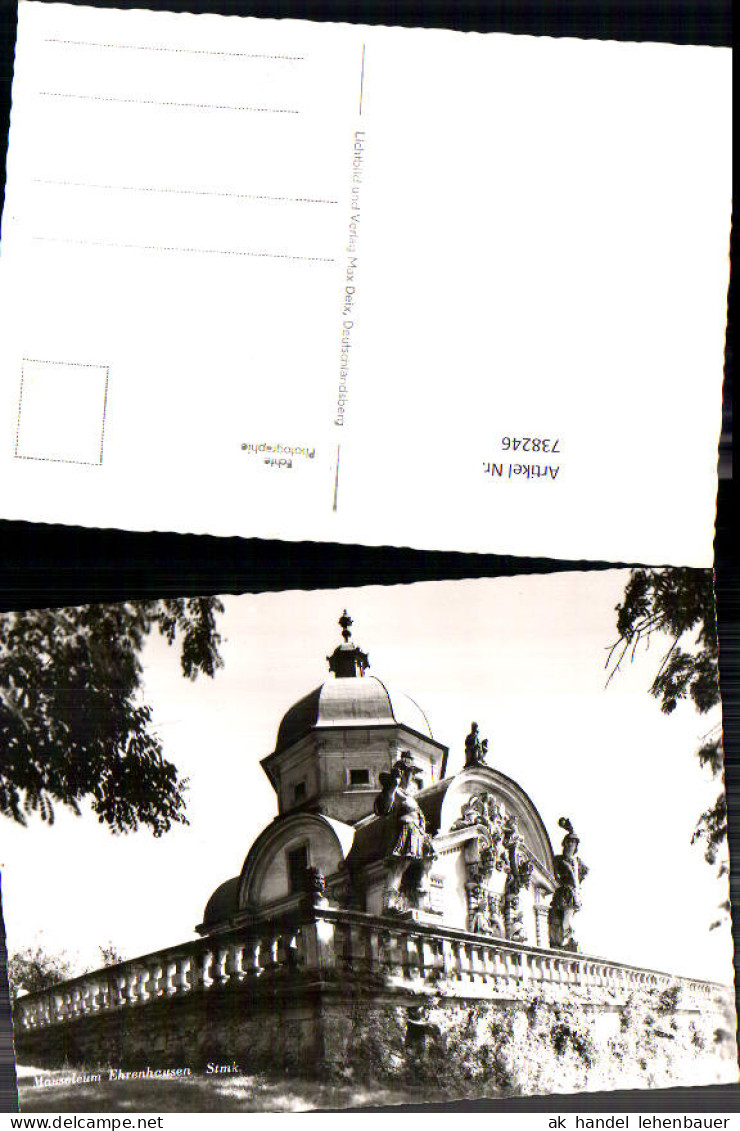738246 Foto AK Ehrenhausen Mausoleum von Außen