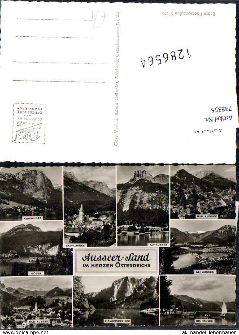738355 Mehrbild Foto AK Ausserland Altaussee Grundlsee