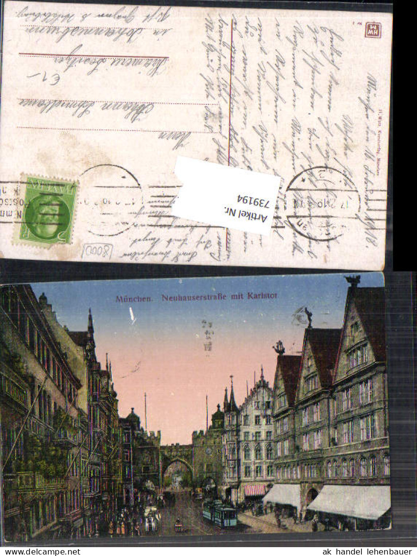739194 München Neuhauserstraße Karlstor gel Johannesbrunn Schalkham Vilsbiburg