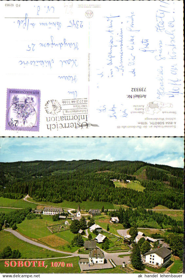 739332 Fliegeraufnahme Soboth Eibiswald pub Alpine Luftbild FÖ 62953