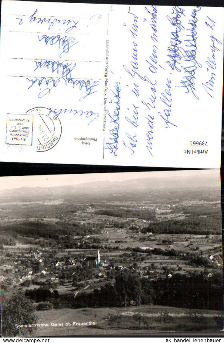 739661 Foto AK Gams ob Frauenthal Bad Gams Totale
