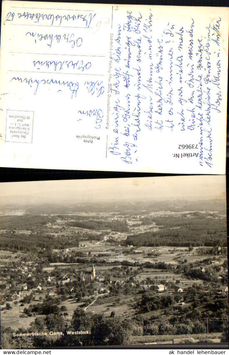 739662 Foto AK Bad Gams Totale Frauenthal