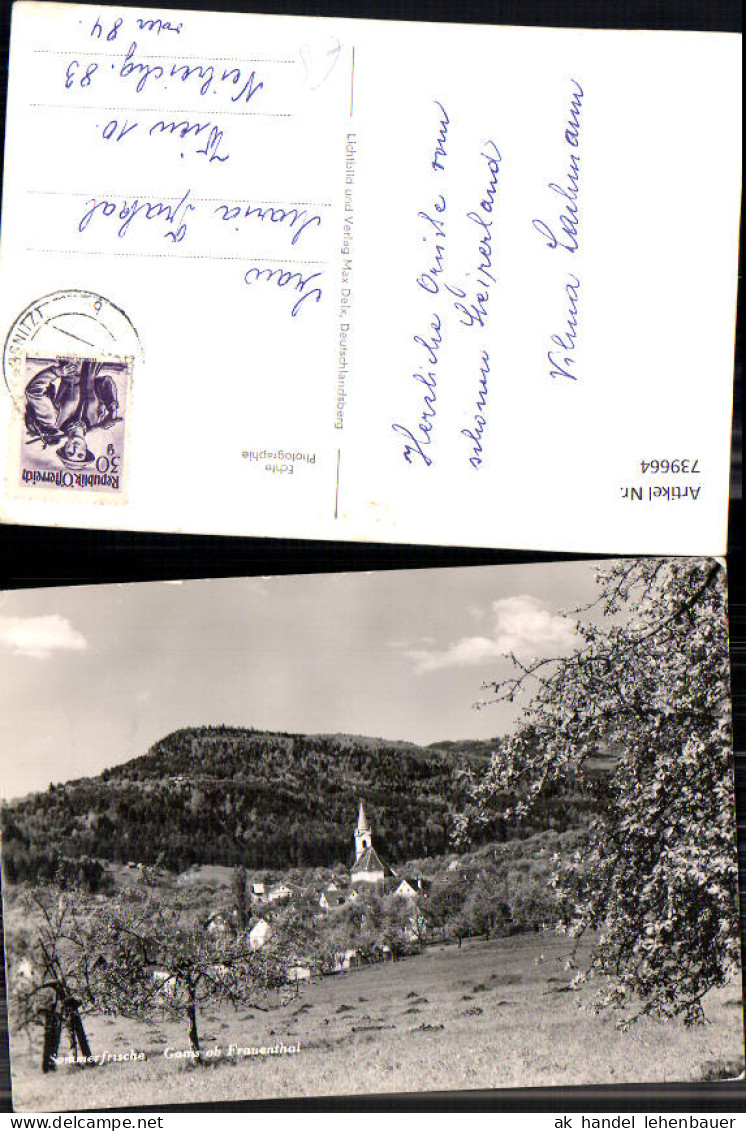 739664 Foto AK Gams ob Frauenthal Bad Gams Baumblüte