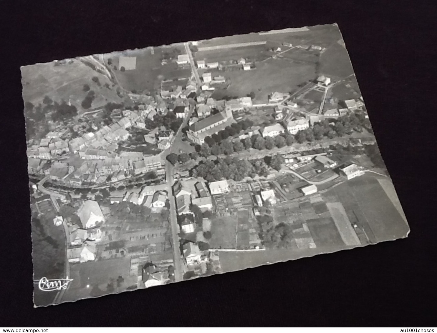 74  Carte postale Taninges Vue aérienne