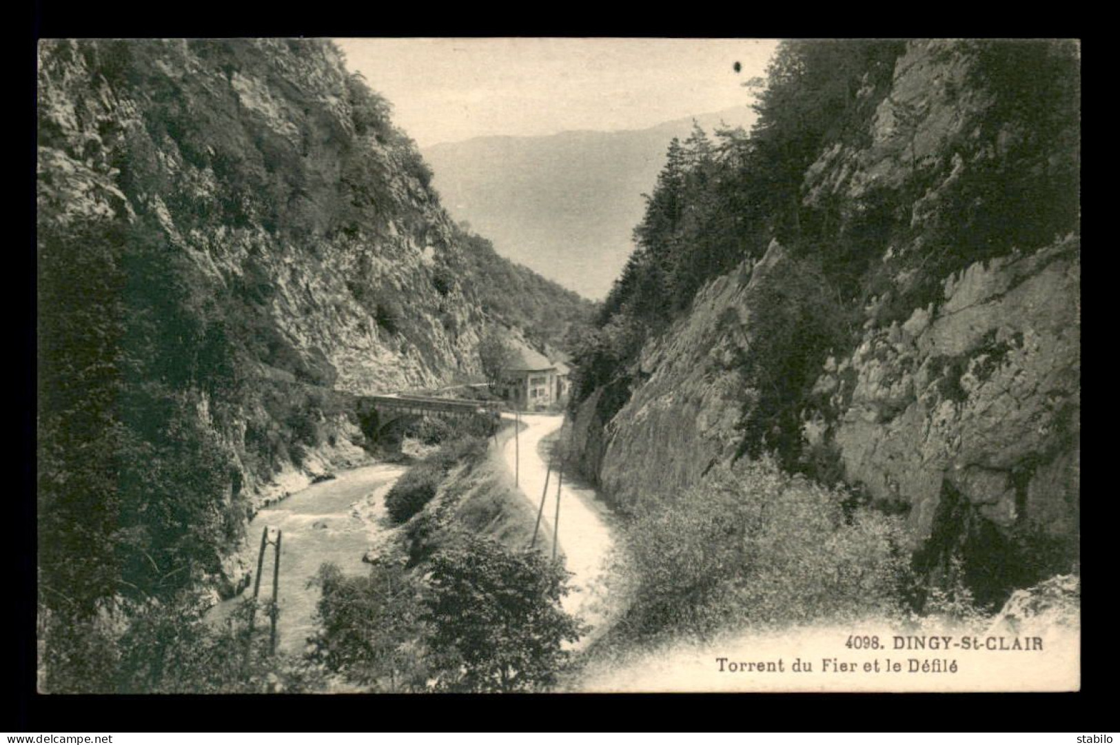 74 - DINGY-SAINT-CLAIR - TORRENT DU FIER ET LE DEFILE