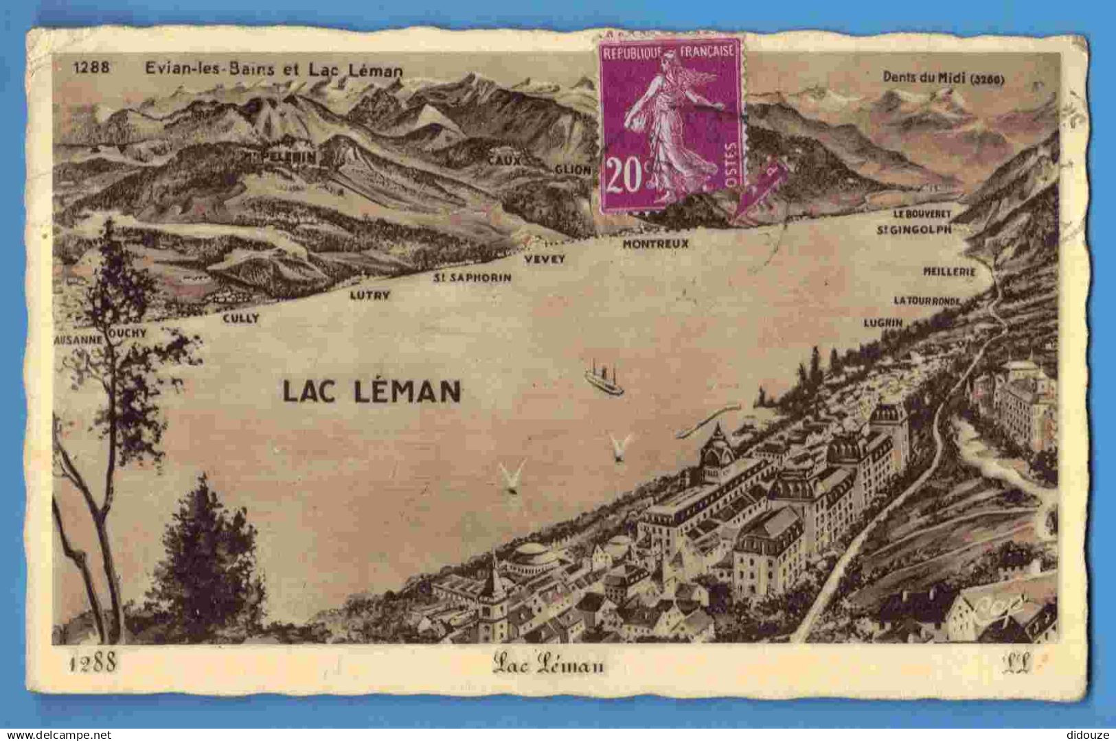 74 - Lac Léman - Ecrite