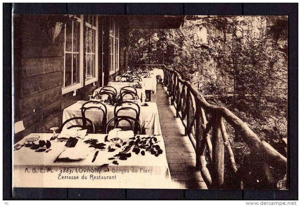 74 - Lovagny - Gorges du Fier - Terrasse du restaurant