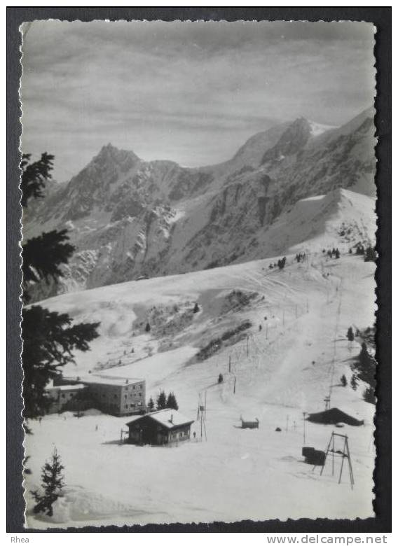 74 Saint-Gervais-les-Bains station hiver sous la neige piste D74D K74236K C74236C RH036441