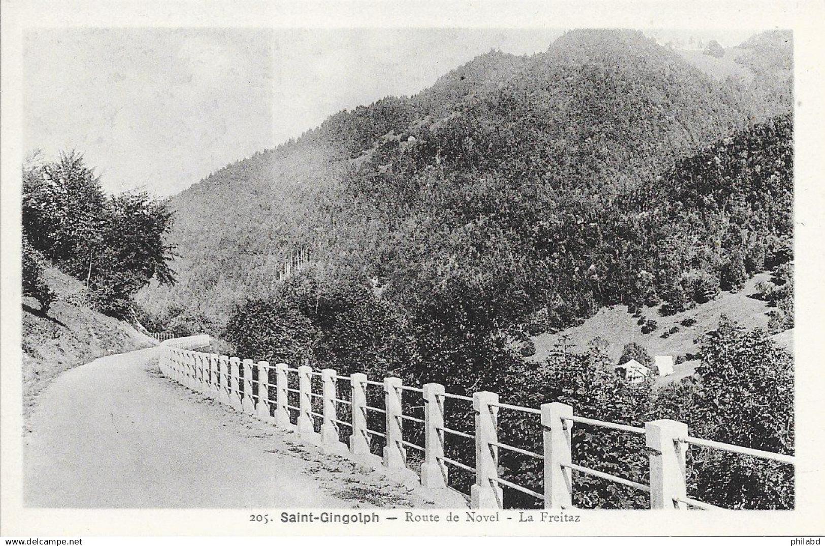 74 Saint-Gingolph - Route de Novel - La Freitaz 190x TB