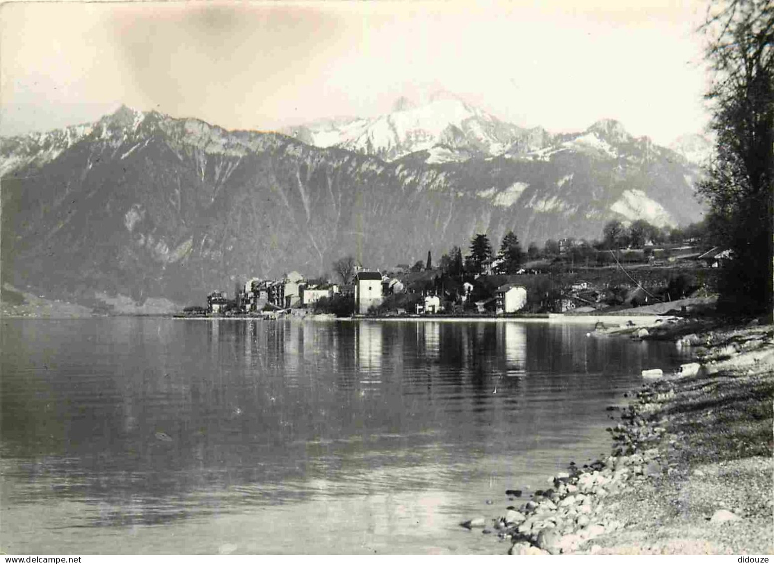 74 - Saint Gingolph - Vue générale - CPSM grand format - Voir Scans Recto-Verso