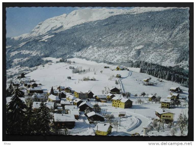 74 Saint-Jean-de-Sixt station hiver sous la neige D74D K74280K C74239C RH036362