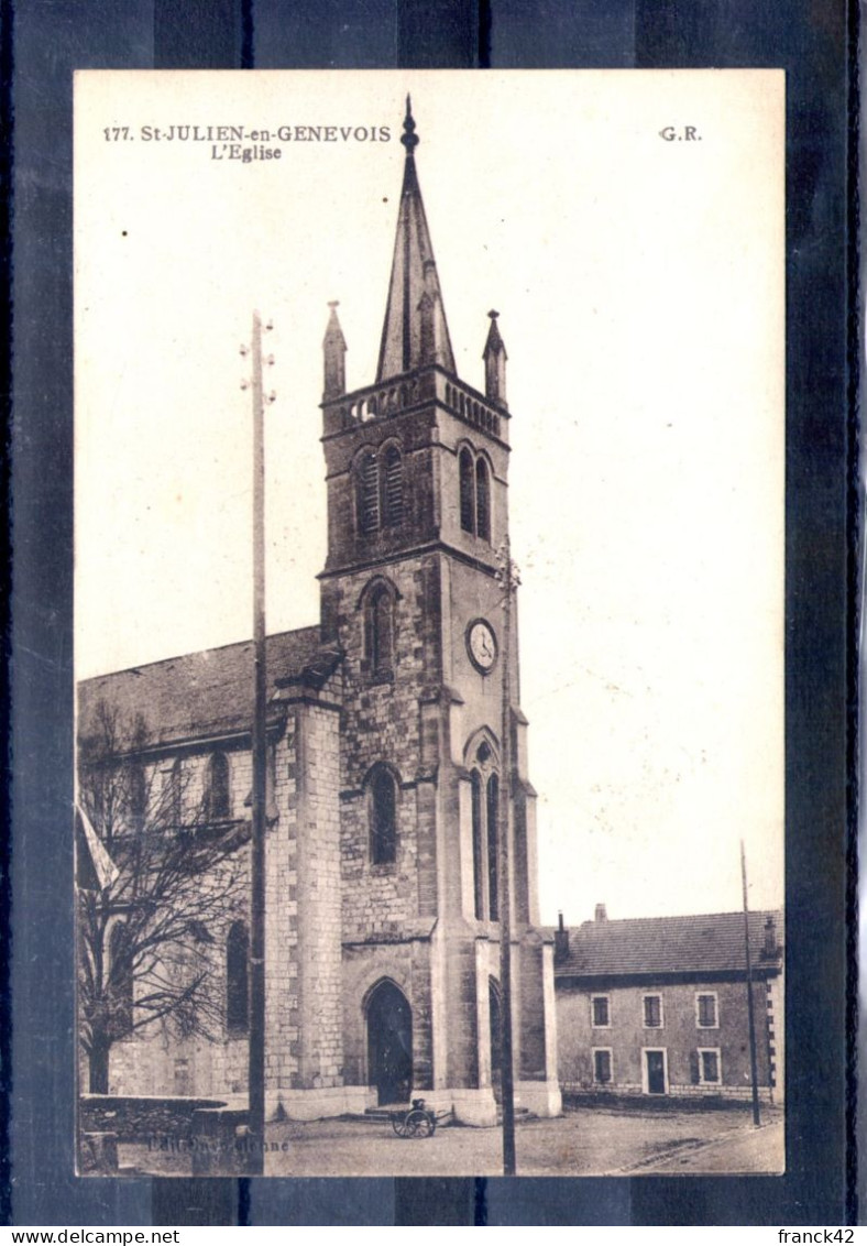 74. saint julien en genevois. l'église