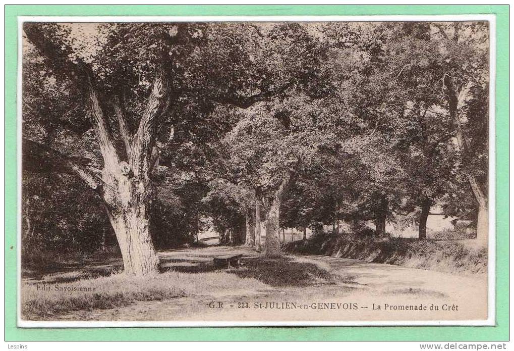 74 - SAINT JULIEN en GENEVOIS -- La promenade du Crêt
