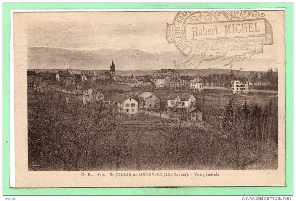 74 - SAINT JULIEN en GENEVOIS -- Vue générale