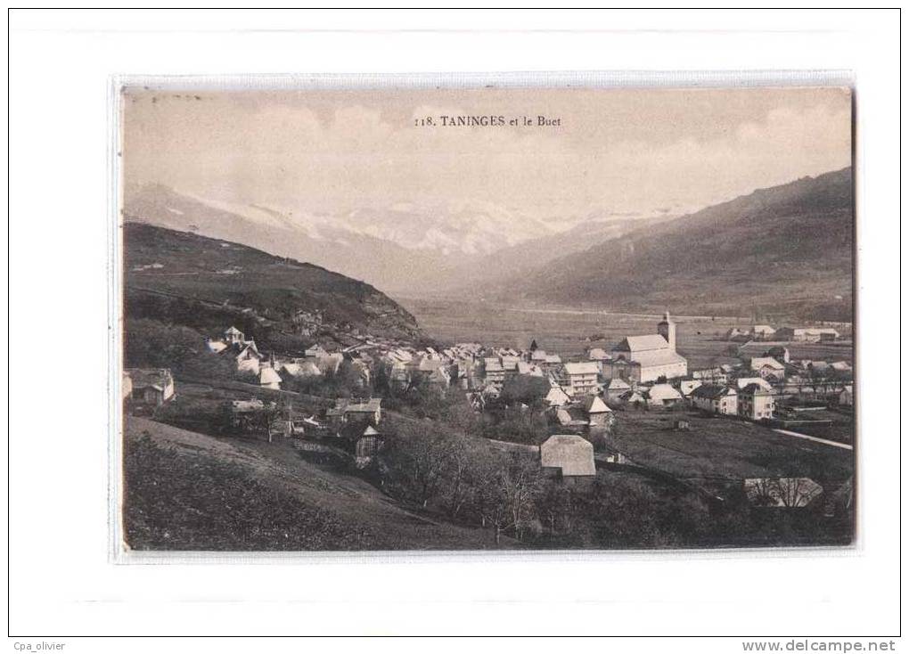 74 TANINGES Vue Générale, Le Buet, ed Pittier 118, 190?