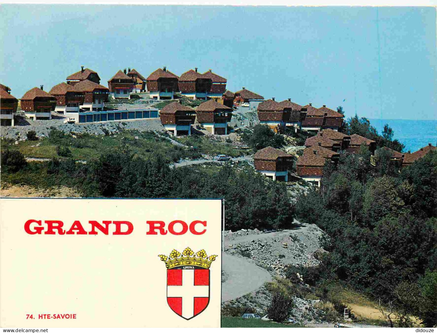 74 - Thollon - Grand-Roc - Vue d'ensemble - Architecte Mr Balick - CPM - Voir Scans Recto-Verso