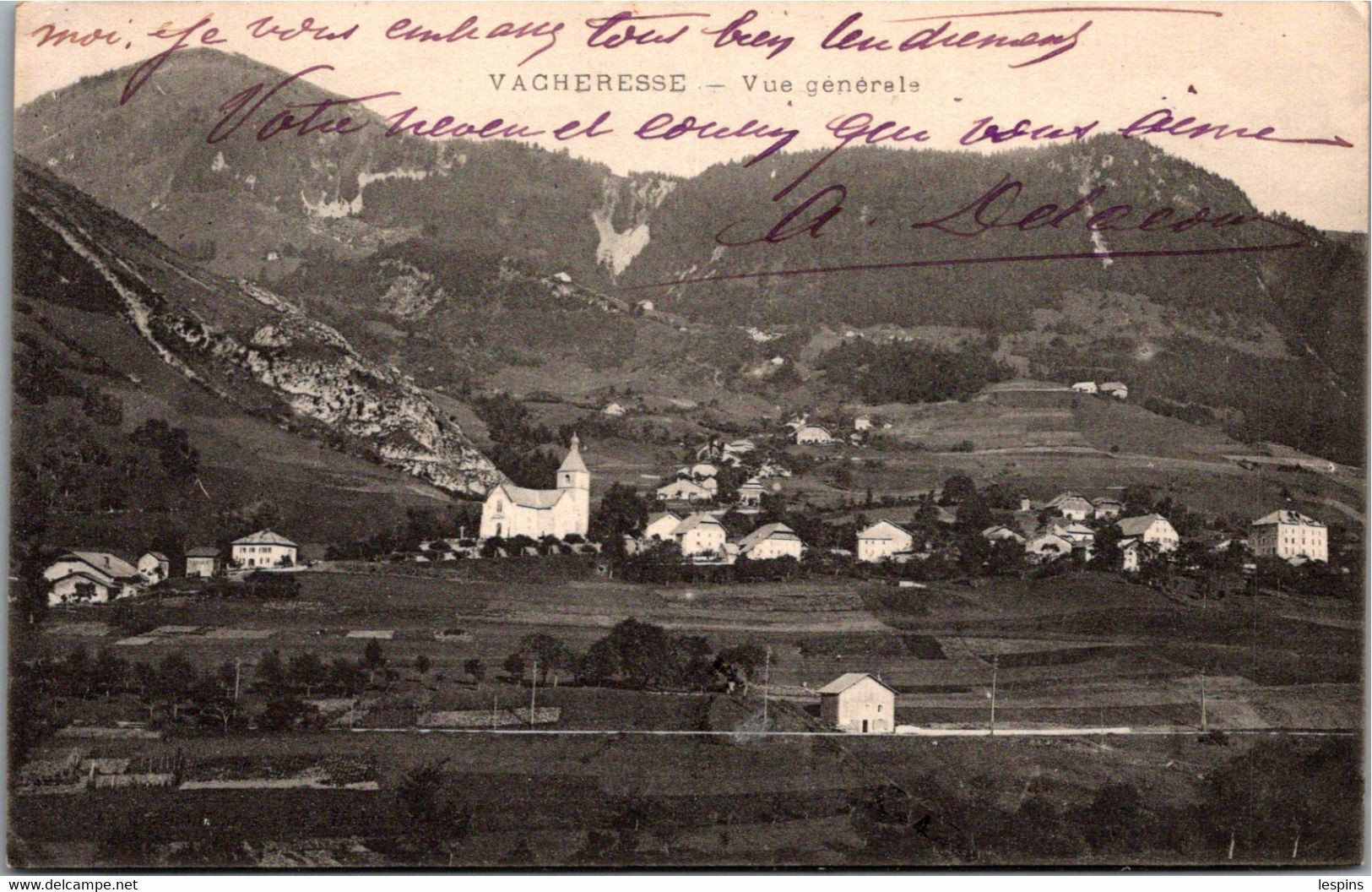74 - VACHERESSE --  Vue générale