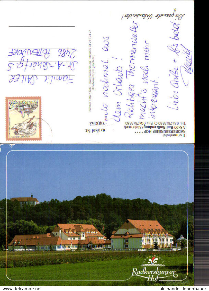 740062 Bad Radkersburg Radkersburger Hof Thermenhotel