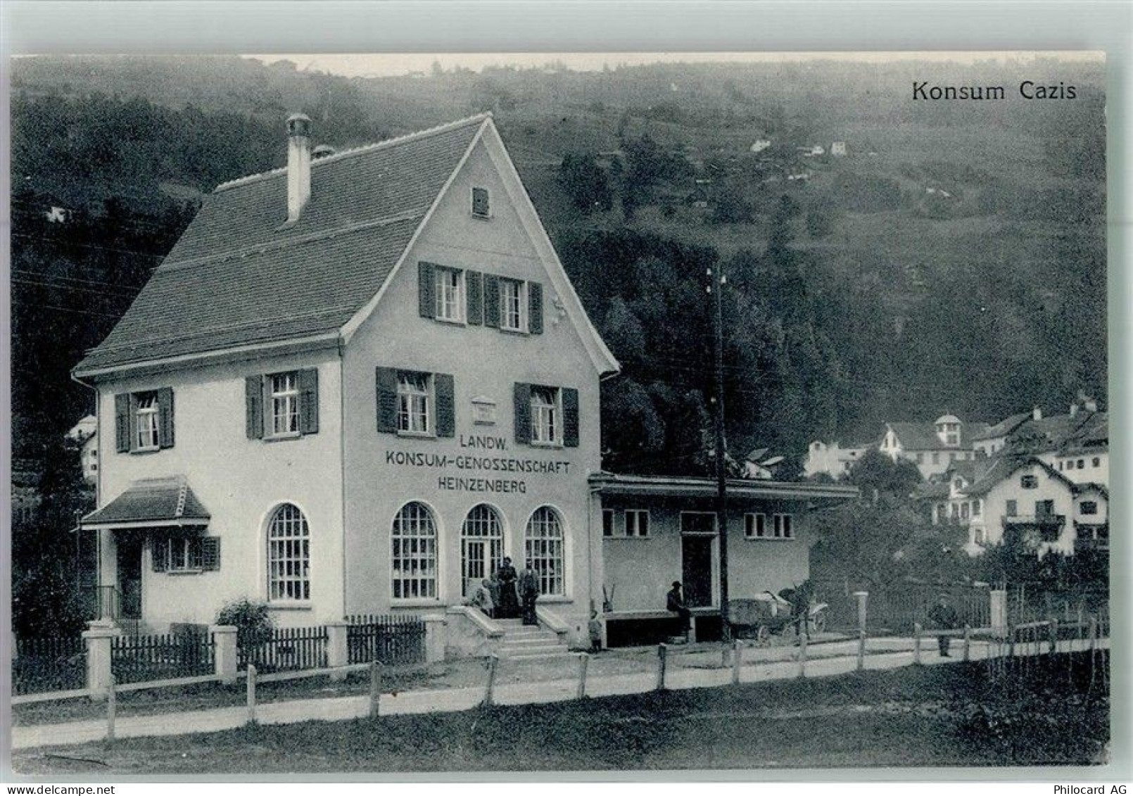 7408 Cazis Foto AK Handlung Konsum - 13673441