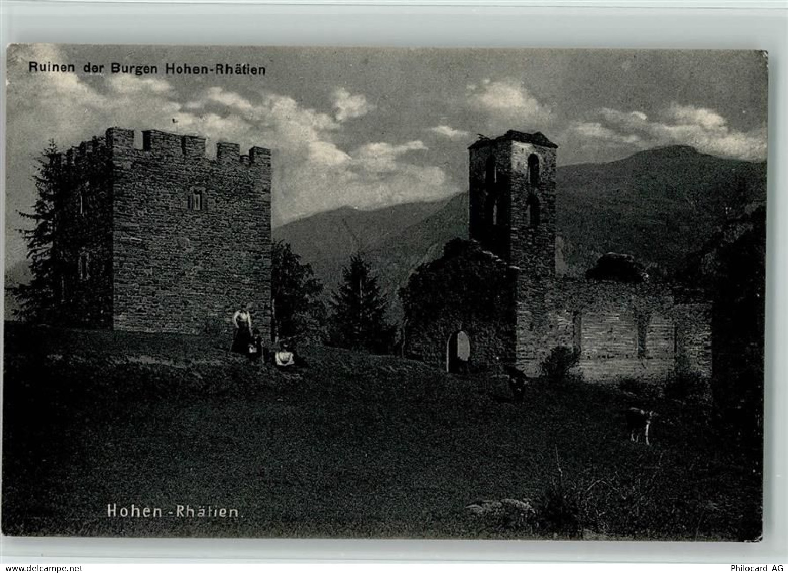 7411 Sils im Domleschg - Hohen-Rätien Ruinen der Burgen Hohen Rhätien - 10161711