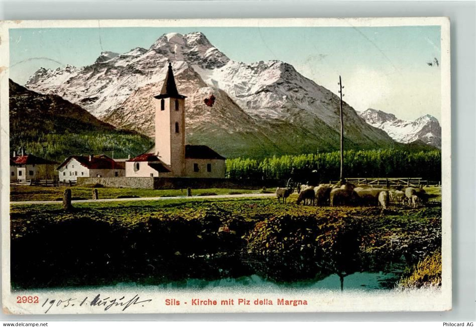 7411 Sils im Domleschg - Kirche Piz della Margna - 39375495
