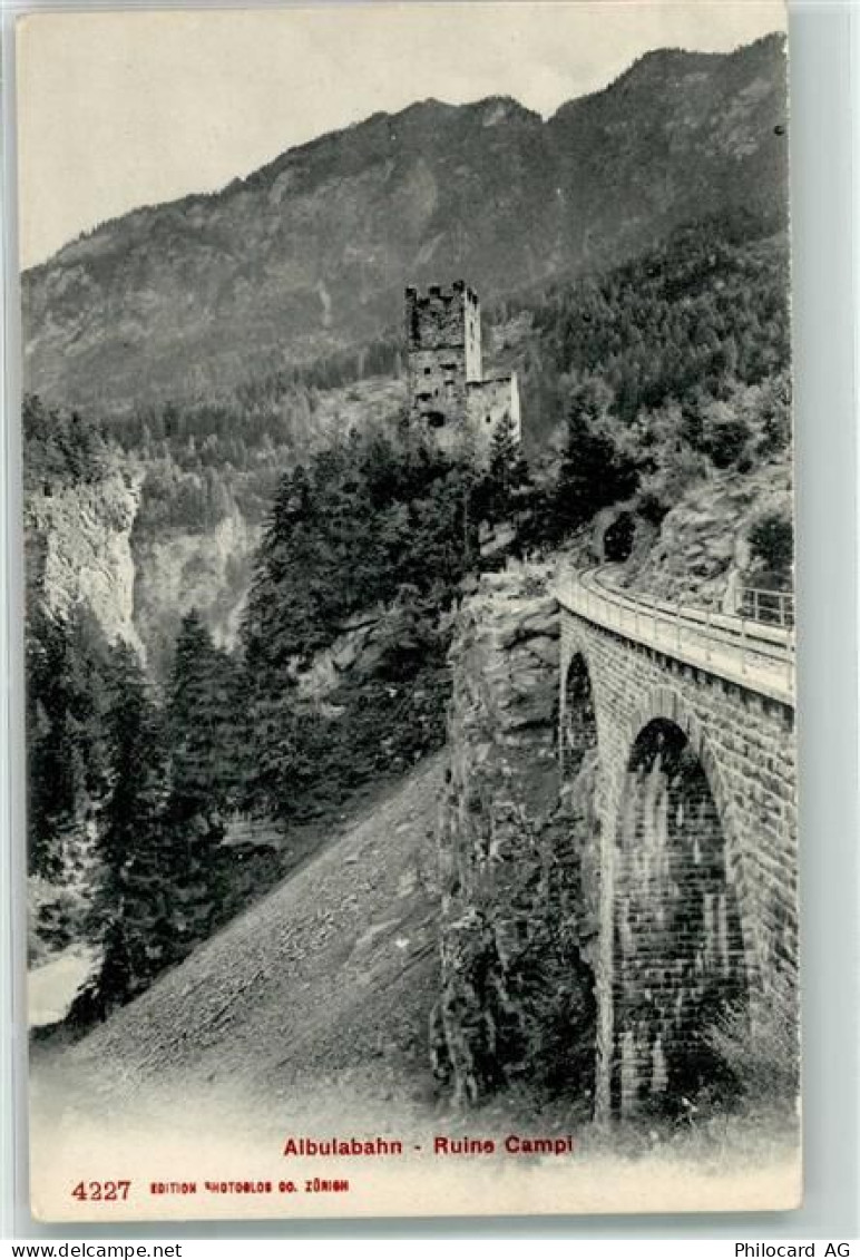 7411 Sils im Domleschg - Ruine Campi Albulabahn - 39376031