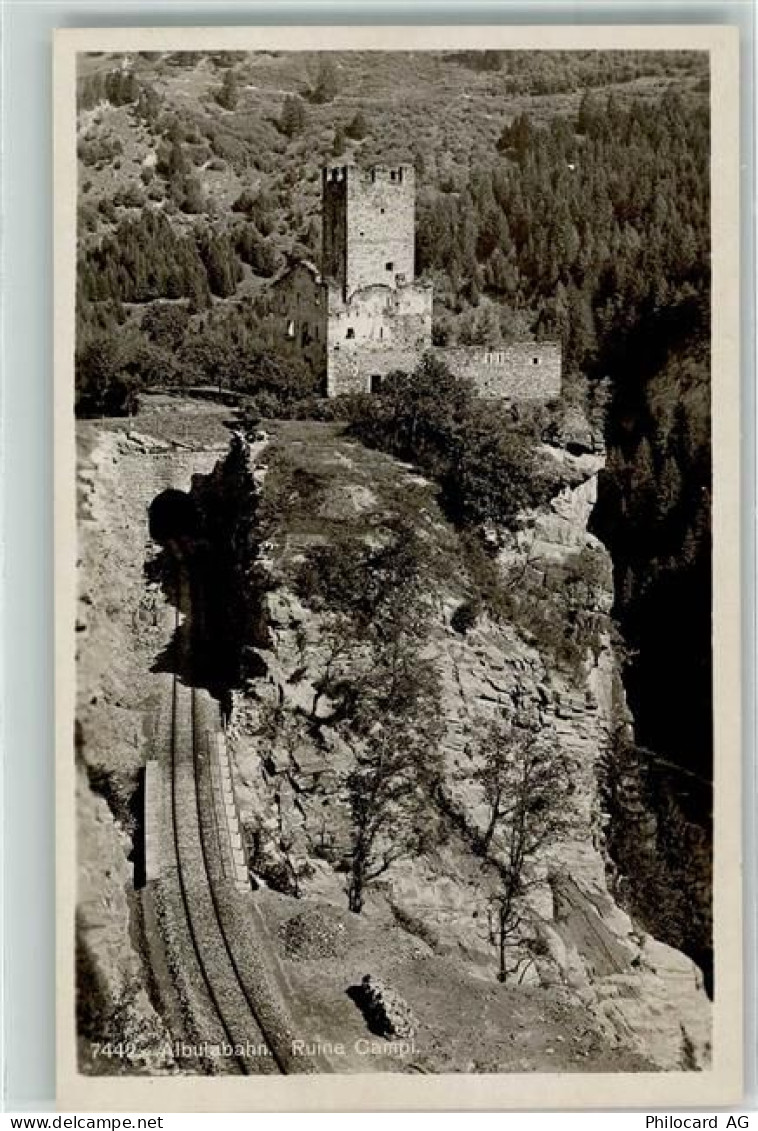 7411 Sils im Domleschg - Ruine Campi Albulabahn - 39376036
