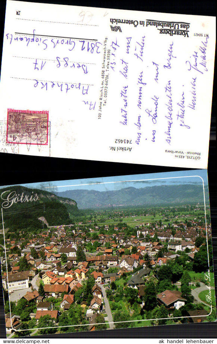 741462 Götzis Rheintal Ansicht