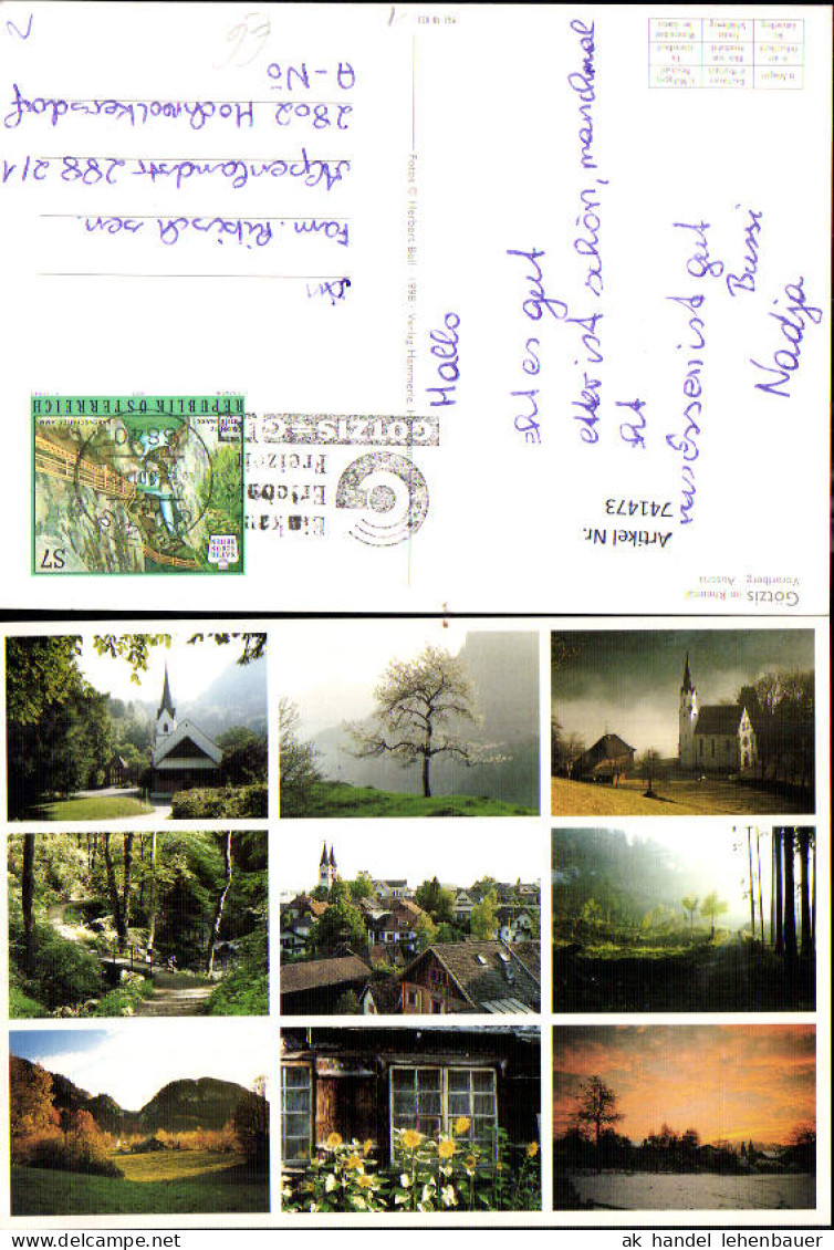 741473 Mehrbild AK Götzis im Rheintal Ansichten