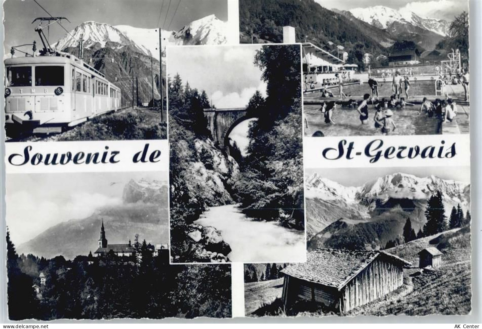 74170 Saint-Gervais-les-Bains - Bahn, Viadukt, Kirche, Freibad - 50718074