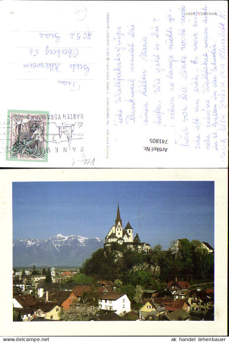 741805 Rankweil Liebfrauenkirche vor Berge