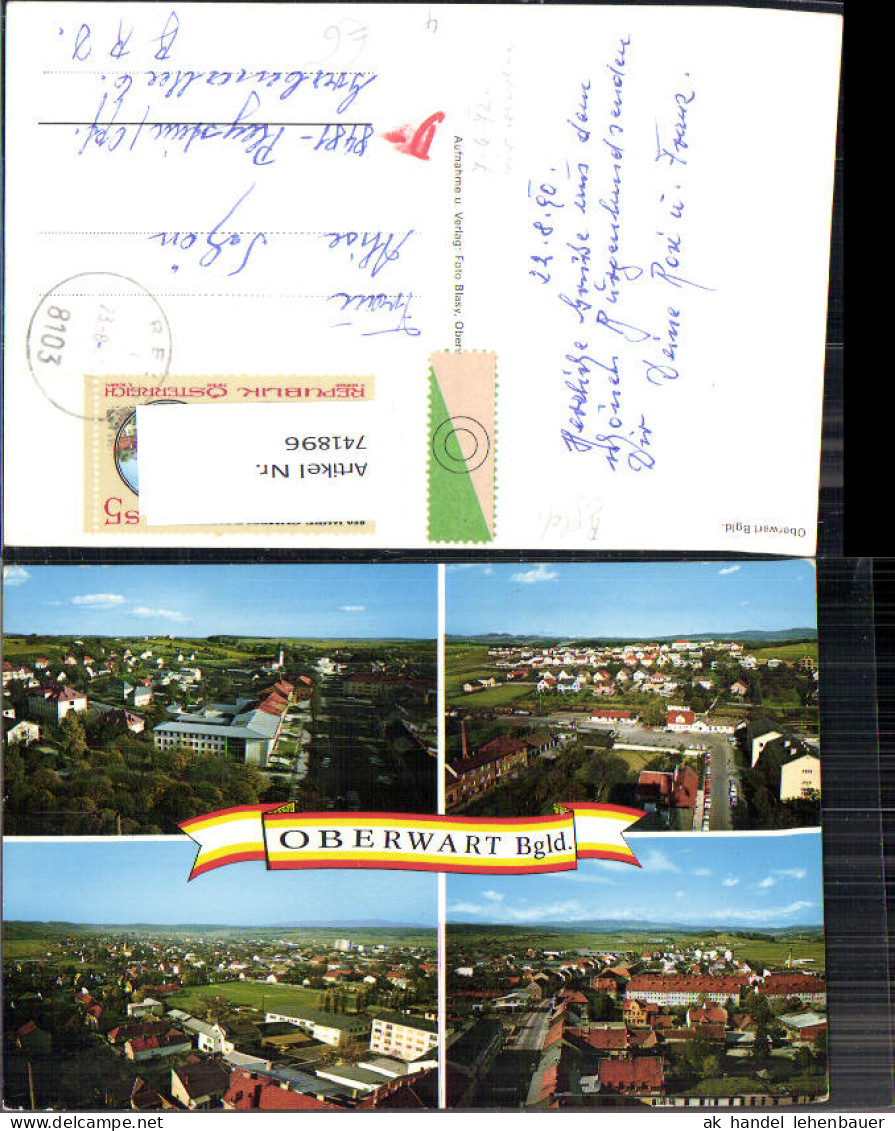 741896 Mehrbild AK Oberwart Luftbilder Ansichten