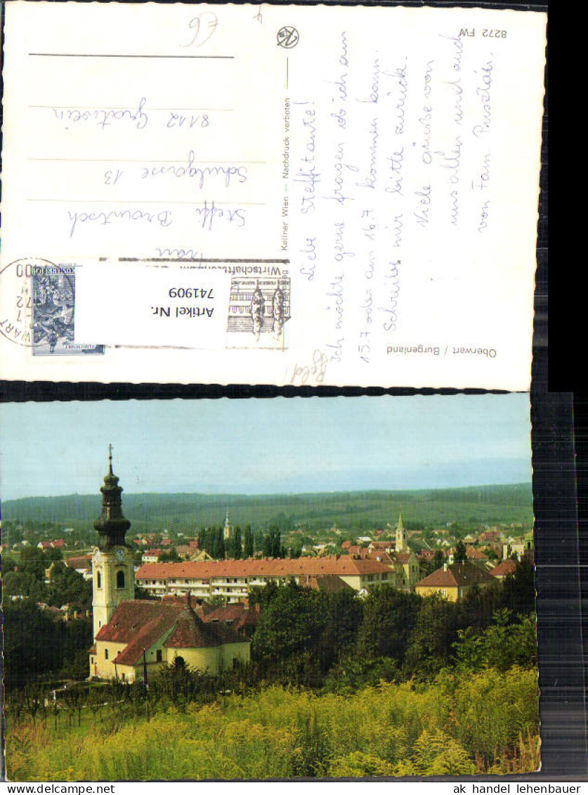 741909 Oberwart Ansicht m. Pfarrkirche Kirche