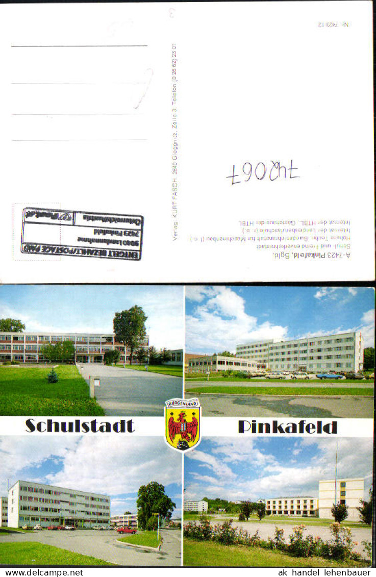 742067 Mehrbild AK Pinkafeld Höhere Techn. Bundeslehranstalt Internat Landesberufsschule