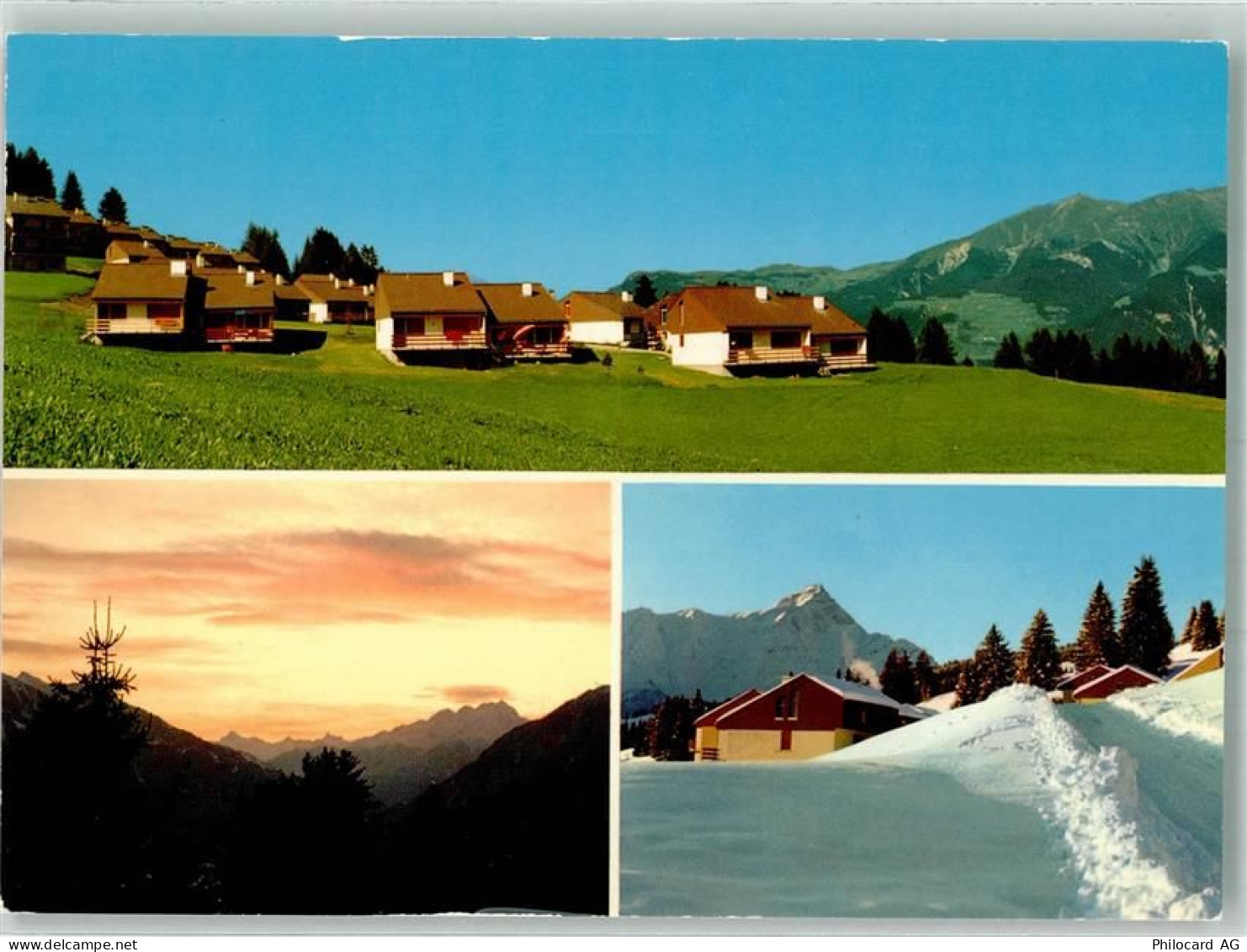 7423 Sarn Foto AK Winter Pension Feriensiedlung Lescha - 39979669