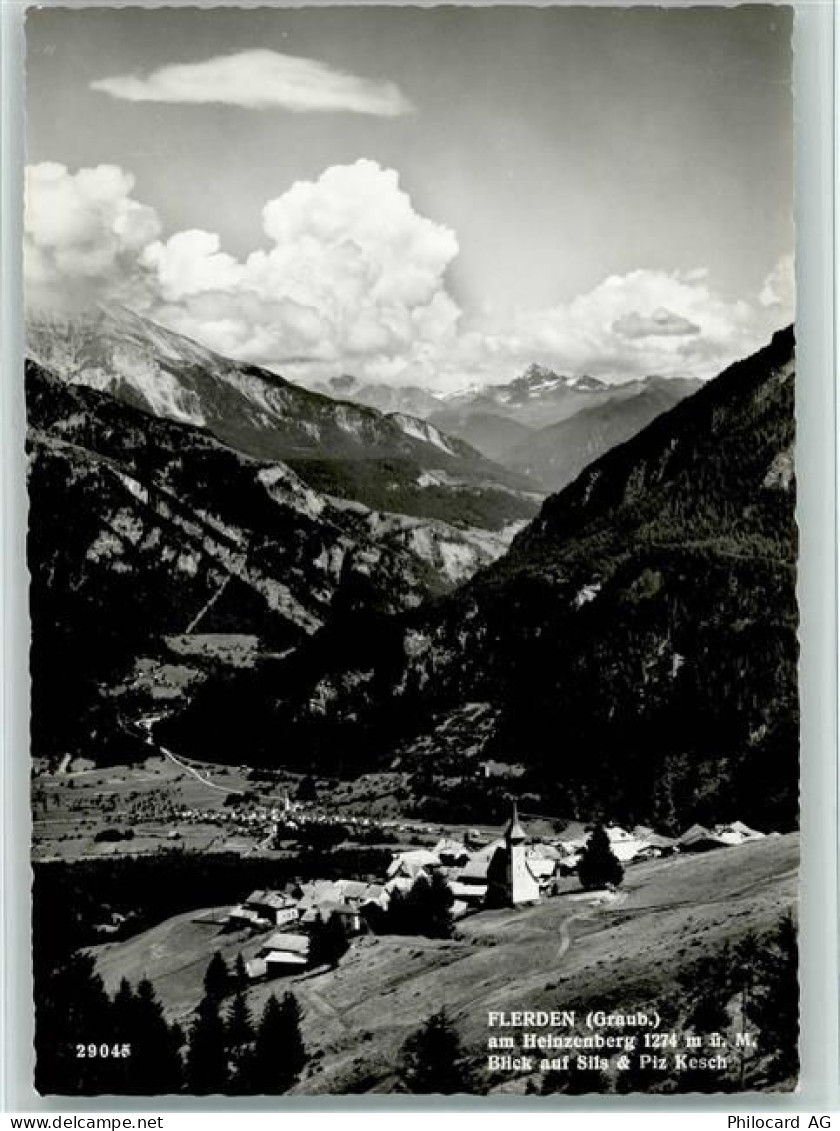 7426 Flerden - Flerden am Heinzenberg Blick auf Sils und Piz Kesch - 10157002