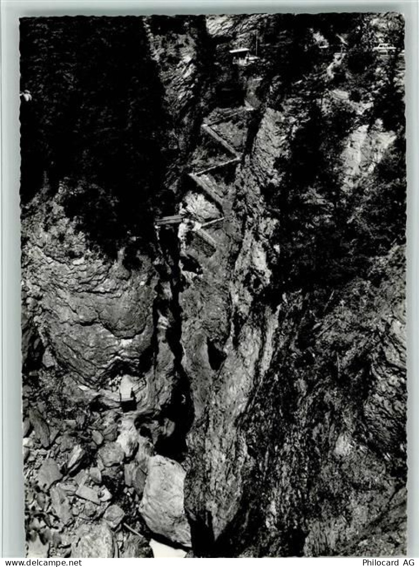 7430 Thusis - Viamalaschlucht bei Thusis Abstieg in die Gallerie - 11088049